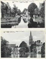 BRUGES : Le Quai Vert + Le Lac D'Amour. ( 2 Cartes ).Impeccables. - Brugge