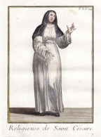 Religieuse De Saint Cesare - Saint-Césaire Convent Arles / Nun Nonne / Mönchsorden Monastic Order / Ordenstr - Estampas & Grabados