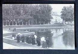 Cp, 78, Versailles, Le Bassin De Neptune Et La Grille Du Dragon, Voyagée 1923, Ed. LL, N° 404 - Versailles (Castillo)