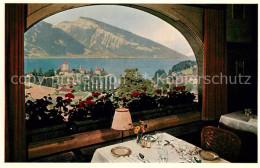 13212260 Spiez Thunersee BE Blick Aus Station Restaurant  Spiez Thunersee BE - Sonstige & Ohne Zuordnung