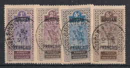 SOUDAN - 1921 - N°YT. 20 à 23 - Targui 1c / 2c / 4c / 5c - Oblitéré / Used - Usati