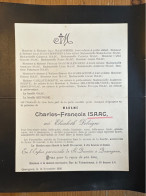 Madam Charles-François Isaac Nee Delvigne Elisabeth *1819 Quaregnon +1906 Quaregnon Sohier Choppinet Mamengrau Delacroix - Esquela