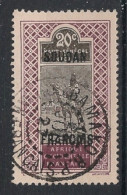 SOUDAN - 1921 - N°YT. 26 - Targui 20c Brun Et Noir - Oblitéré / Used - Gebruikt