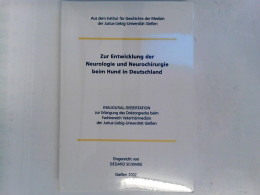 Zur Entwicklung Der Neurologie Und Neurochirurgie Beim Hund In Deutschland - Santé & Médecine