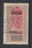 SOUDAN - 1921 - N°YT. 30 - Targui 40c Gris Et Rose - Oblitéré / Used - Gebruikt