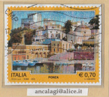 USATI ITALIA 2013 - Ref.1251 "TURISTICA: Ponza" 1 Val. - - 2011-20: Afgestempeld
