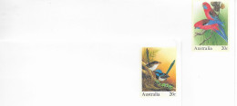 Australia Two Mint Bird Stationery Envelopes - Enteros Postales