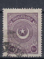 Turkey / Türkei 1923 ⁕ Star & Crescent 100 Pia. Mi.824 ⁕ 1v Used - Used Stamps