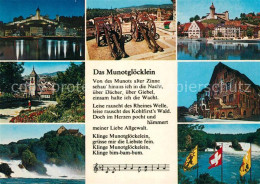 13198144 Schaffhausen SH Munogloecklein Gedicht Panoramen Schaffhausen SH - Andere & Zonder Classificatie