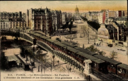 CPA Paris VIIe, Metropolitan, Avenue De Breteuil Und Les Invalides - Other & Unclassified