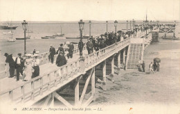 ARCACHON : PERSPECTIVE DE LA NOUVELLE JETEE - Arcachon