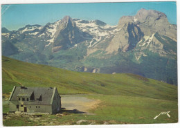 Le Col D'Aubisque (Alt. 1710 M.) - L'Hotel, Le Pène-Médaà Et Le Pic Du Ger - (France) - 1977 - Laruns