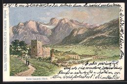 Künstler-AK Philipp + Kramer Nr.XXVIII /1: Ruine Landeck In Tirol  - Autres & Non Classés