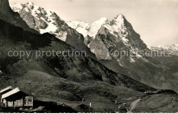 13195843 Grosse Scheidegg Mettenberg Moench Eiger Grosse Scheidegg - Otros & Sin Clasificación