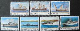 Grèce - 1312/1318 Neufs ** (MNH) - 1978 - Bateaux - Voiliers - Schiffe