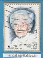 USATI ITALIA 2013 - Ref.1252 "RITA LEVI-MONTALCINI" 1 Val. - - 2011-20: Afgestempeld