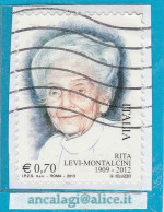 USATI ITALIA 2013 - Ref.1252A "RITA LEVI-MONTALCINI" 1 Val. - - 2011-20: Usati