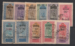 SOUDAN - 1922-27 - N°YT. 42 à 52 - Série Complète - Oblitéré / Used - Usati