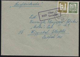 Landpost-Stempel 8501 Oberferrieden über NÜRNBERG 23.4.1963 Auf Briefdrucksache - Autres & Non Classés