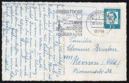 Landpost-Stempel 8981 Schöllang Auf AK St. Peter, OBERSTDORF 28.10.1963 - Sonstige & Ohne Zuordnung