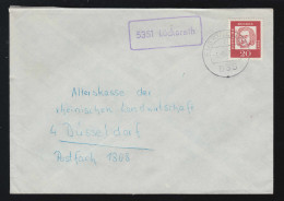 Landpost-Stempel 5351 Lückerath Auf Brief EUSKIRCHEN1.8.1963 Nach Düsseldorf - Andere & Zonder Classificatie