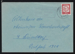 Landpost-Stempel 5489 Quiddelbach Auf Brief ADENAU 10.1.1964 Nach Düsseldorf - Altri & Non Classificati