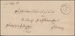 Preußen Faltbrief ESLOHE 6.6.1854: Zustellungsurkunde Mit Siegel Vom Postboten - Préphilatélie