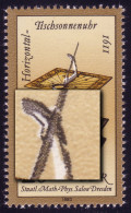 2798 Uhren 20 Pf: Kerbe In Halterung, Aus KLB, F.3 ** - Plaatfouten En Curiosa