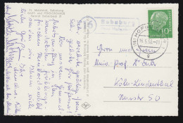 Landpost-Stempel Sababurg über HOFGEISMAR 16.5.58 Auf AK Die Sababurg - Andere & Zonder Classificatie