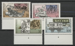 3354-3357 500 Jahre Post 1990, Unterand-Satz ** - Unused Stamps