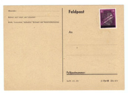 Österreich, 1945, Ungebrauchte Feldpostkarte, Frankiert Mit MiNr.669 (10342E) - Cartes Postales