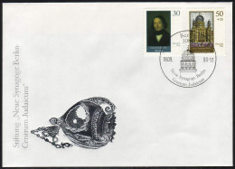 3358-3359 Neue Synagoge Berlin, Satz Auf FDC - Covers & Documents