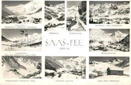 13195278 Saas-Fee Allalinhorn Allmagsellerhorn Taeschhorn Dom Ulrichshorn Gondel - Autres & Non Classés