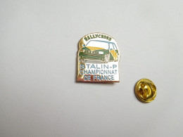 Beau Pin's , Auto Renault Super 5 , Rallye , Rallycross , Stalin P. Championnat De France , Signé Publiguides - Renault