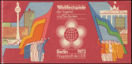 MH 7/2 Weltfestspiele 1973 - Postfrisch - Booklets