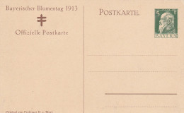 Allemagne Bavière Entier Postal Illustré 1913 - Postwaardestukken