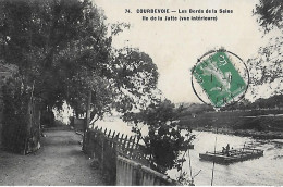 Autres & Non Classés. Courbevoie. La Barge Du Passeur à L'ile De La Jatte Sur Les Bords De La Seine. - Andere & Zonder Classificatie