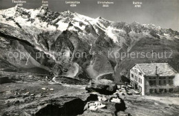 13193048 Saas-Fee Berghaus Plattjen Taeschhorn Dom Suedlenz Ulrichshorn Saas-Fee - Autres & Non Classés