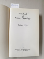 Handbook Of Sensory Physiology : Volume VII/4 : Visual Psychophysics : - Autres & Non Classés