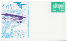 PP 15/139 Bauwerke 10 Pf 60 Jahre DERULUFT 1922-1982, ** - Sonstige & Ohne Zuordnung