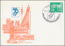 PP 15/103 Bauwerke 10 Pf Ausstellung DDR 79 Dresden, SSt DRESDEN 1979 - Sonstige & Ohne Zuordnung