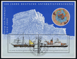 Block 57 Antarktisforschung 2001, ESSt Bonn 8.11.01 - Gebraucht