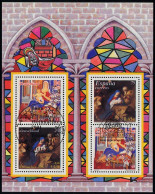 Block 56I Weihnachten 2001, ESSt Bonn & ESSt Madrid 8.11.2001 - Usados