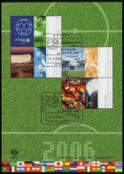 Block 67 Fußball-Weltmeisterschaft Deutschland 2006, ESSt Bonn 04.05.2006 - Used Stamps