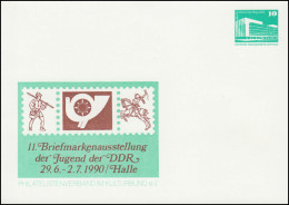 PP 17/110 Briefmarkenausstellung Der Jugend Halle/Saale 1990, ** - Andere & Zonder Classificatie