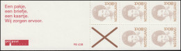 Markenheftchen 44 Königin Beatrix 1991 Mit Reklame Wij Zorgen ... Und PB 43B, ** - Postzegelboekjes En Roltandingzegels