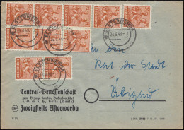 Währungsreform Zehnfachfrankatur 951 Kontrollrat II MeF Bf. ELSTERWERDA 29.6.48 - Altri & Non Classificati