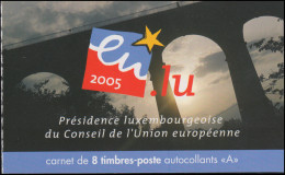 Luxemburg-Markenheftchen 1659-1162 Europäische Union 2005, Selbstklebend, ** - Cuadernillos