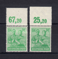 958POR Kontrollrat II 84 Pf - Durchgezähnt / Nicht Durchgezähnt; Farben! ** - Mint