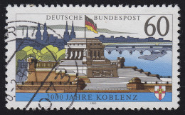 1583x Koblenz, Ohne Fluoreszenz, Gestempelt - Oblitérés